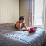 une chambre "parents" spacieuse et bien ajourée