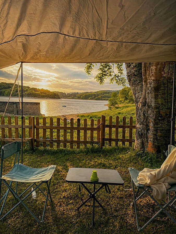 camping lac de peche tarn