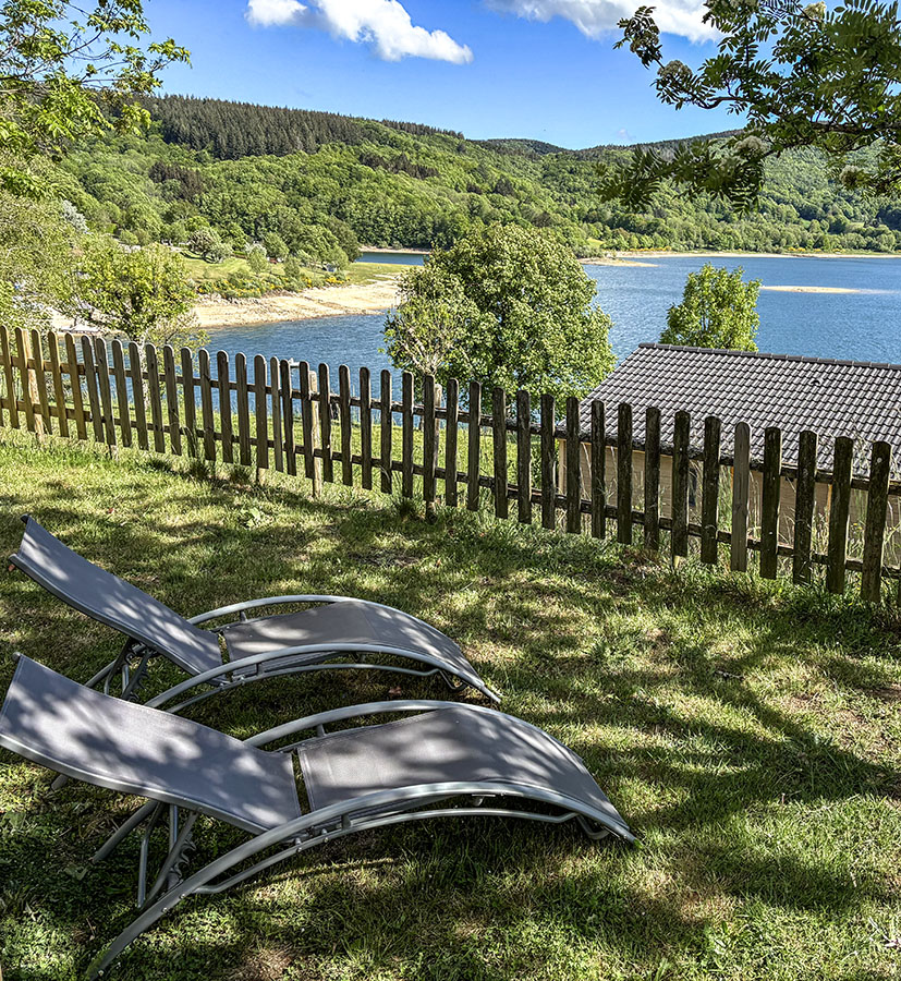 camping chalet dans le tarn avec vue